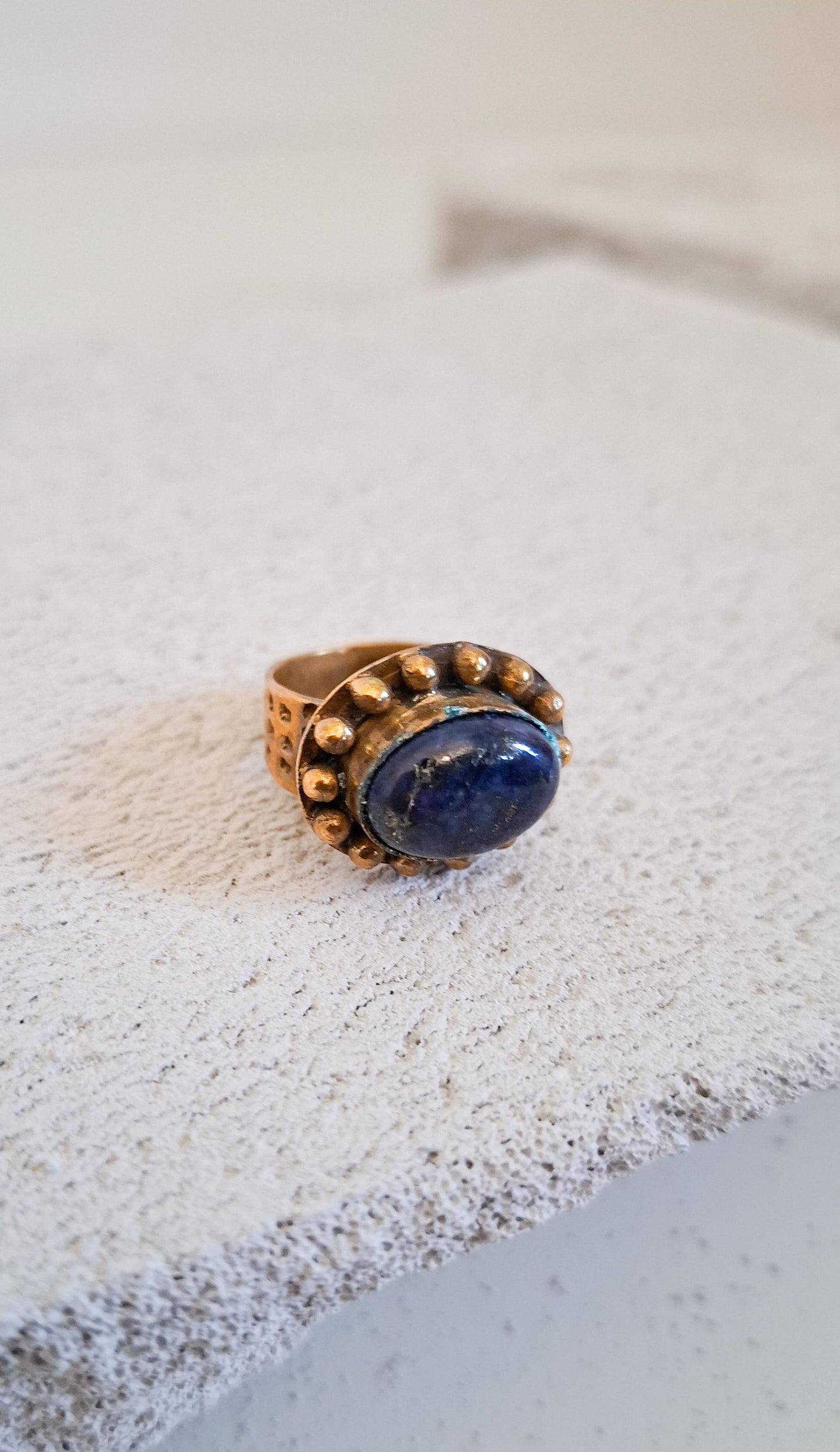 Anello in Lapislazzulo