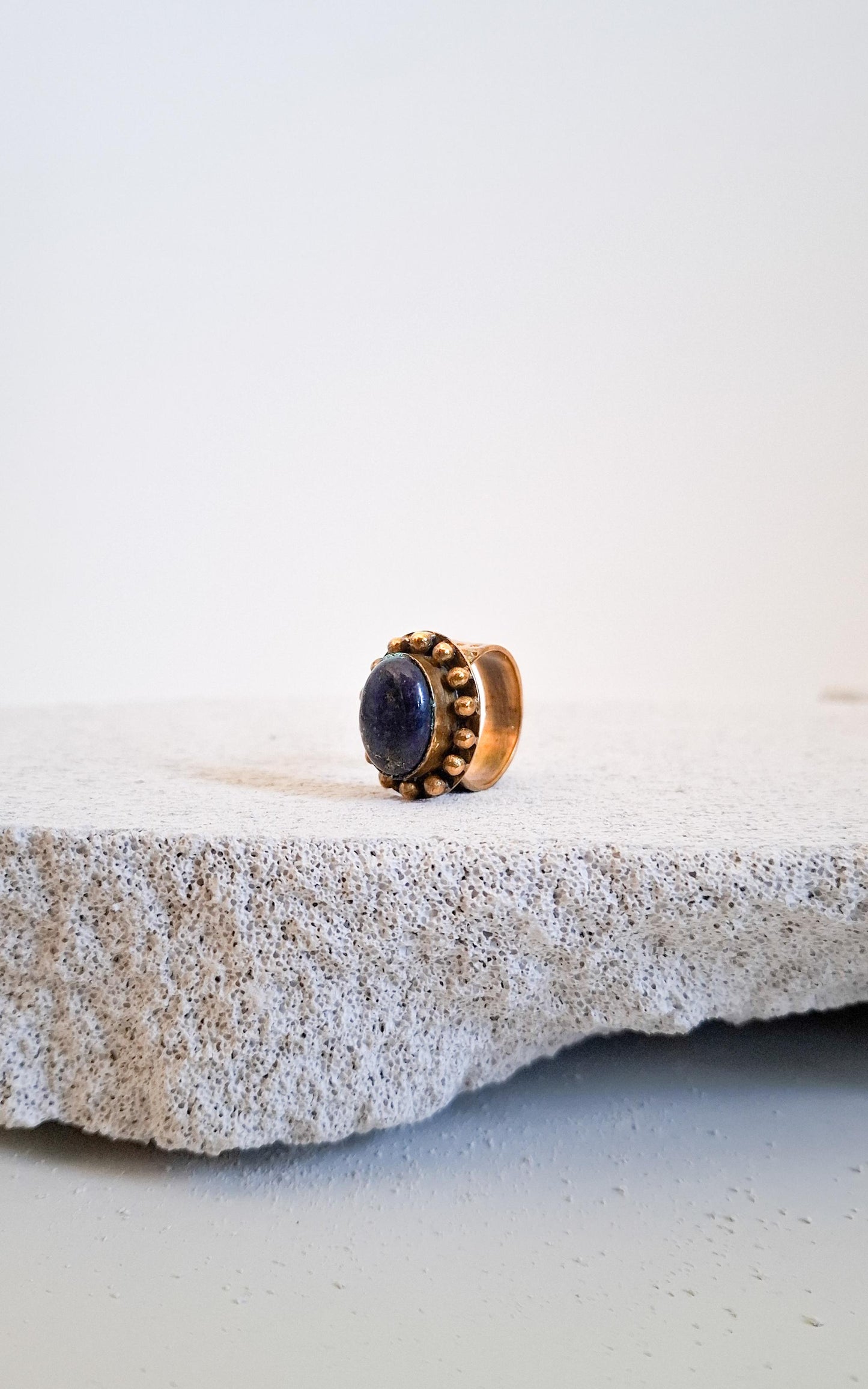 Anello in Lapislazzulo