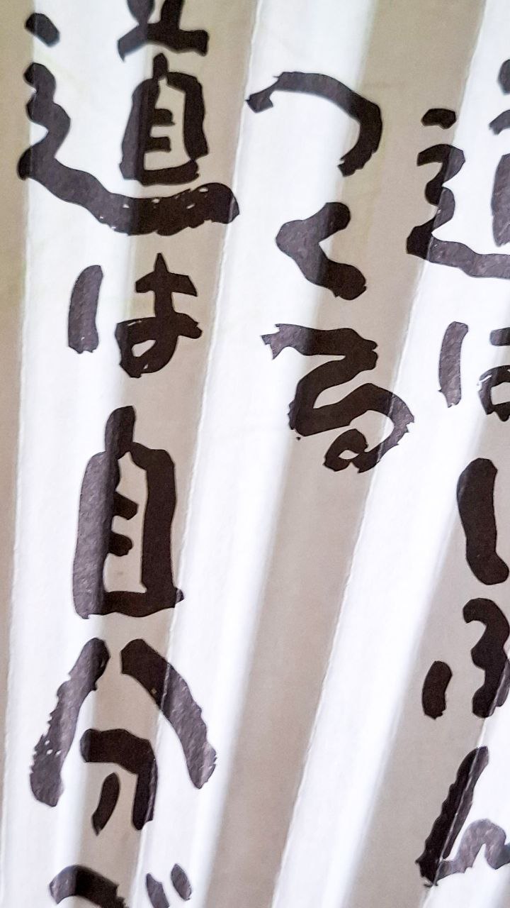 Ventaglio Giapponese con kanji