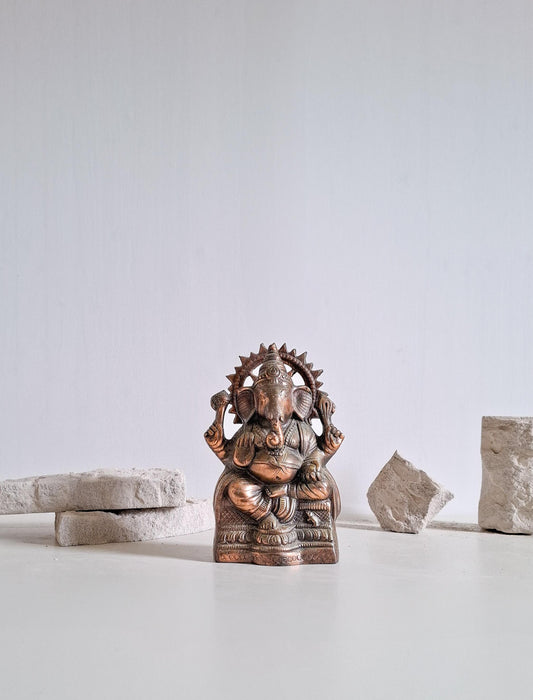 Antico Ganesh in Rame