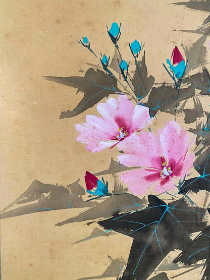 Kakemono con fiori di sakura