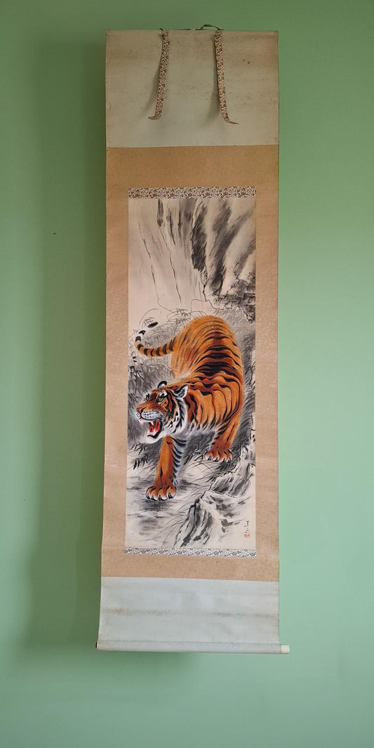 Kakemono con tigre
