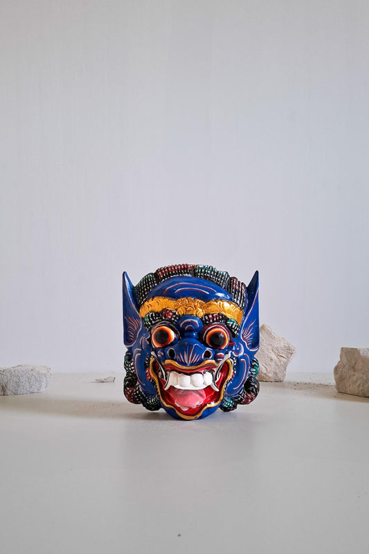 Maschera Barong intagliata a mano