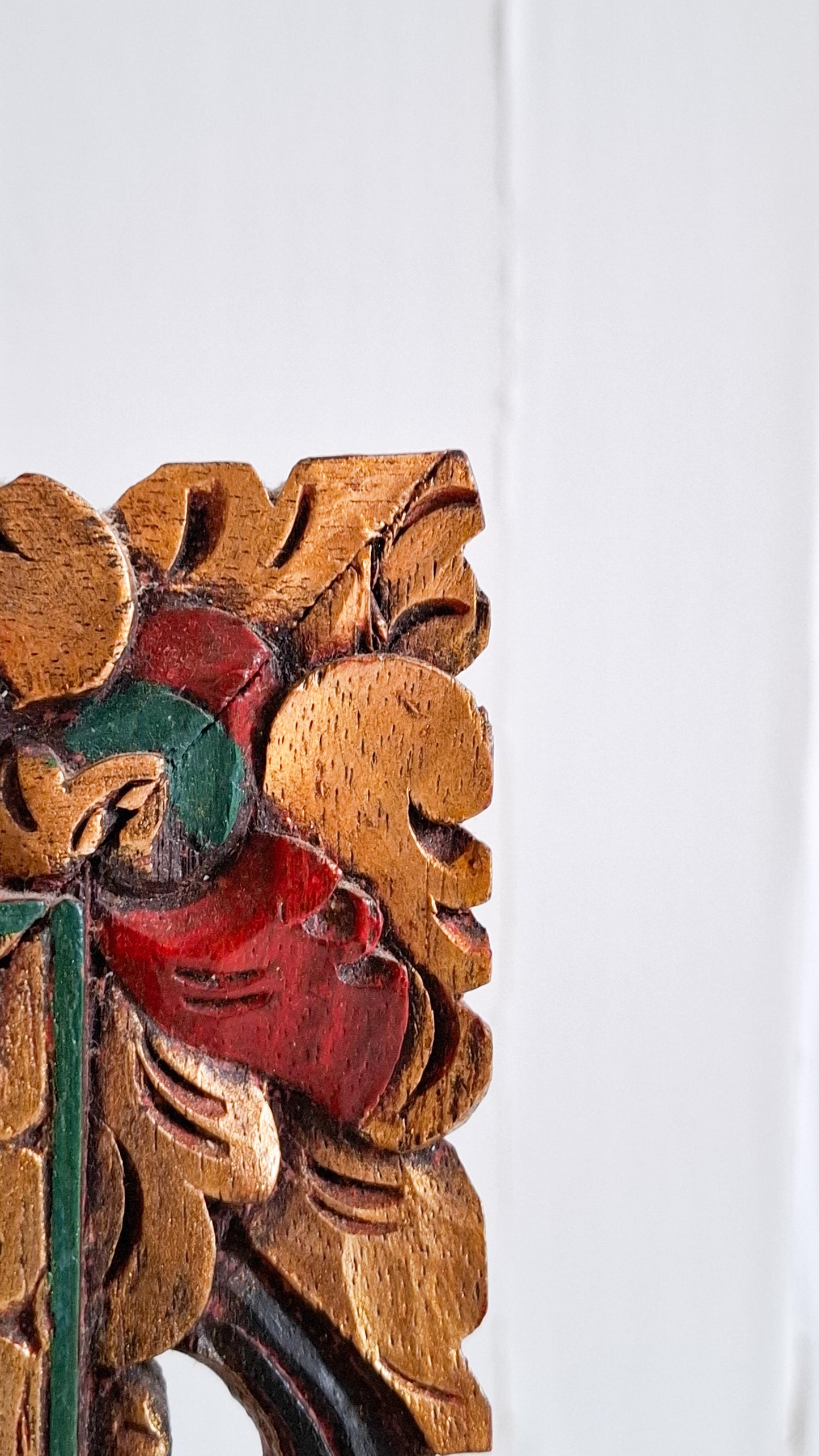 Specchio Indiano in legno