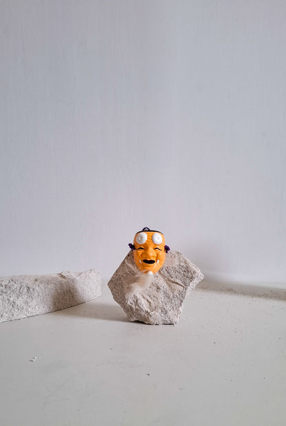 Maschera Nō in ceramica