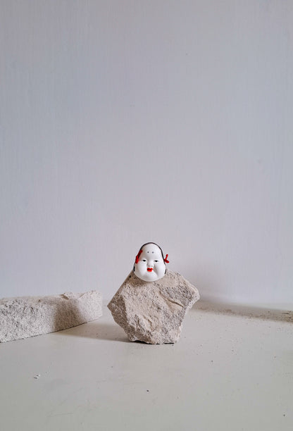 Maschera Nō in ceramica