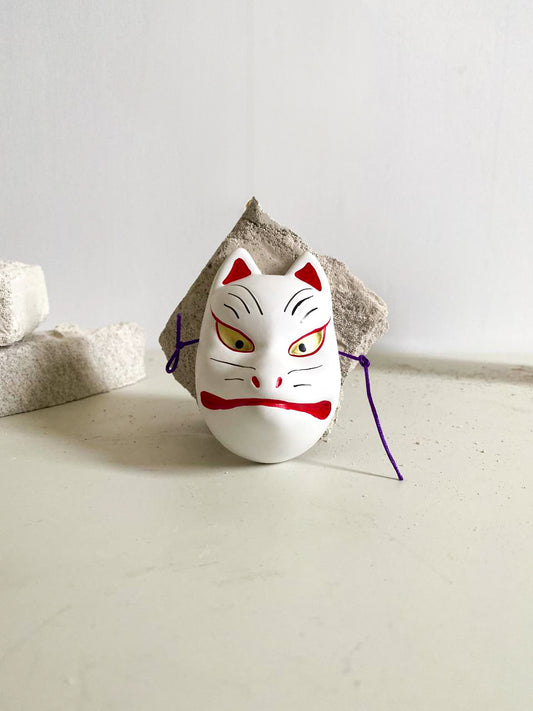 Maschera Nō in ceramica
