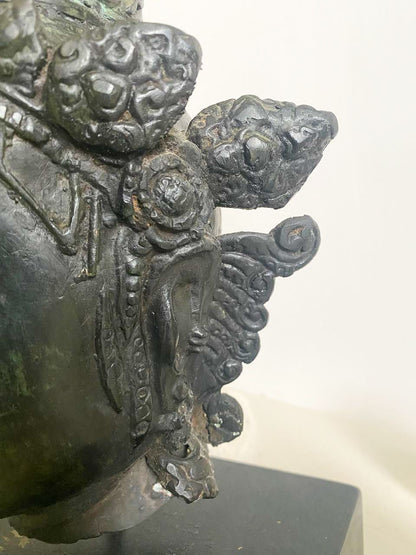 Capo in bronzo di Shiva